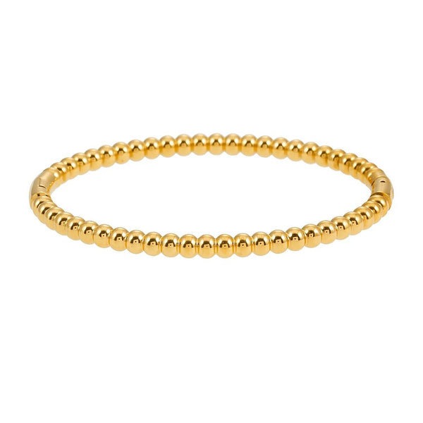 Hackney Nine 'Hanxi' Classic Ball-Bead Bracelet - Gold