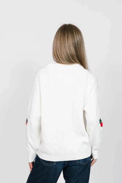Smash + Tess Cherry Cardigan - Ivory