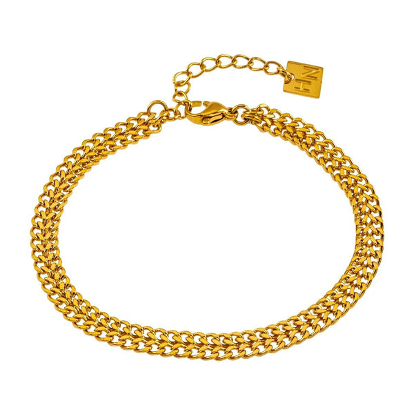 Hackney Nine 'Bellamy' Twin Chain Bracelet