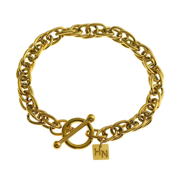 Hackney Nine 'Arda' Chunky Multi-Link Bracelet - Gold