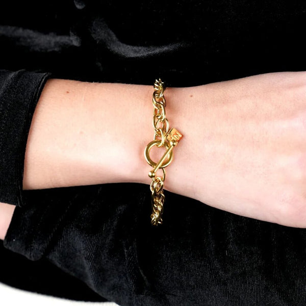 Hackney Nine 'Arda' Chunky Multi-Link Bracelet - Gold