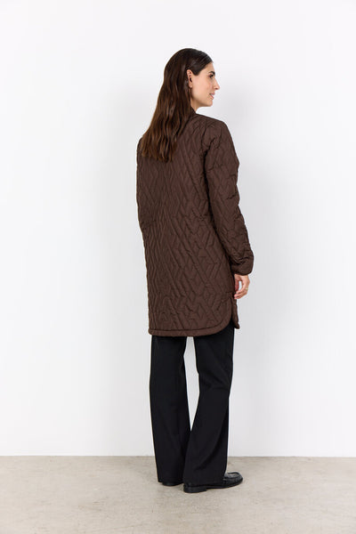 Soyaconcept 'Fenya' Quilted Jacket - Hot Fudge
