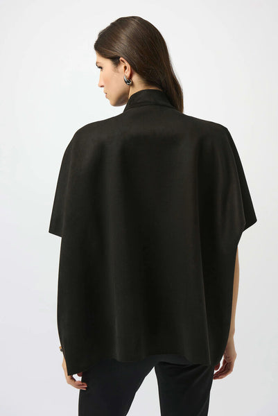 Joseph Ribkoff 253240 Scuba Suede Poncho Cover Up