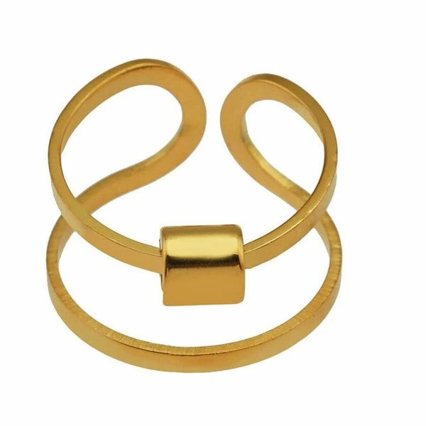 Hackney Nine 'Patricia' Adjustable Stacked Ring