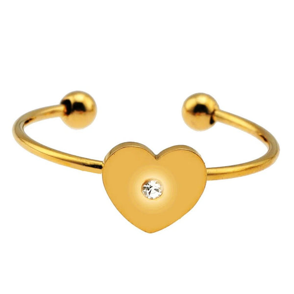Hackney Nine 'Passion' Dainty Heart Ring