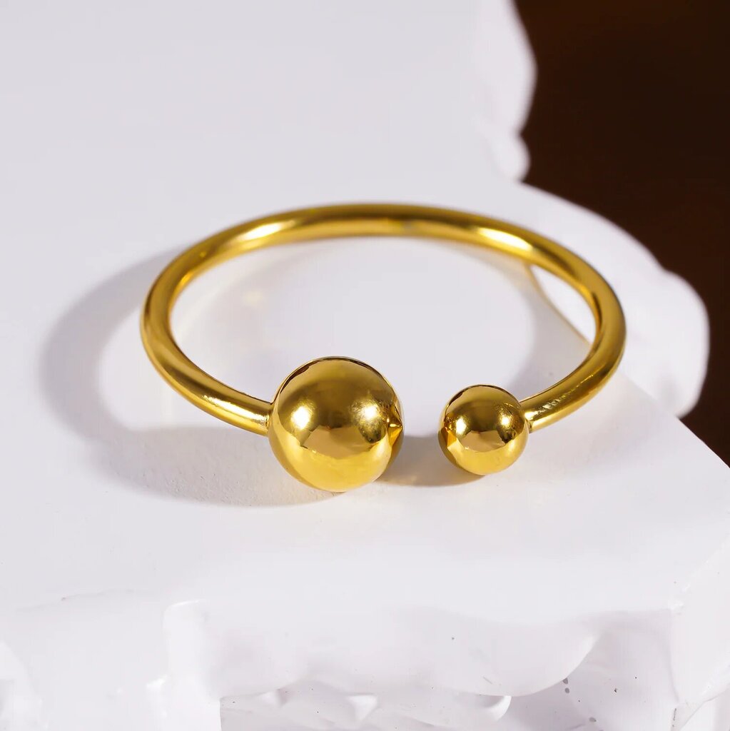 Hackney Nine 'Althea' Essential Gold Ball Ring