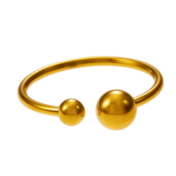 Hackney Nine 'Althea' Essential Gold Ball Ring