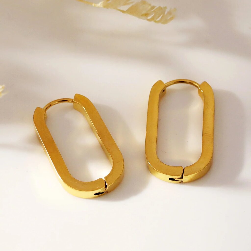 Hackney Nine 'Chanda' Rounded Corner Rectangular Hoops