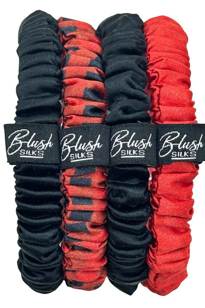 Blush Silks Mini Scrunchie