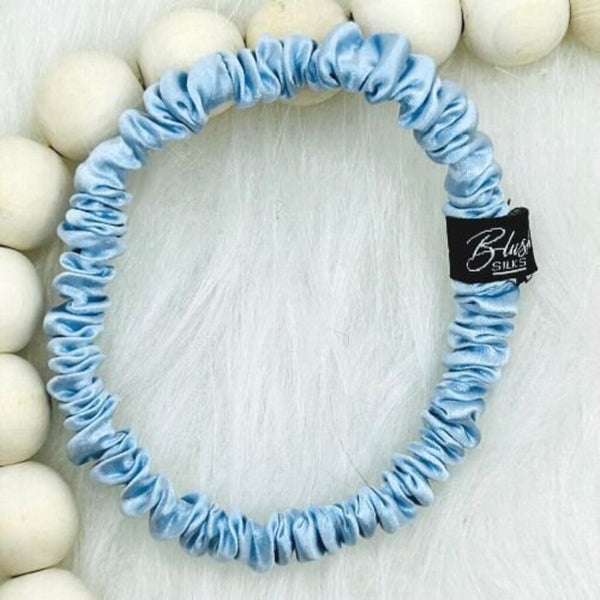 Blush Silks Mini Scrunchie