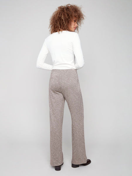 Charlie B Herringbone Pull-On Pants