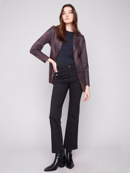 Charlie B Vintage Faux Suede Jacket