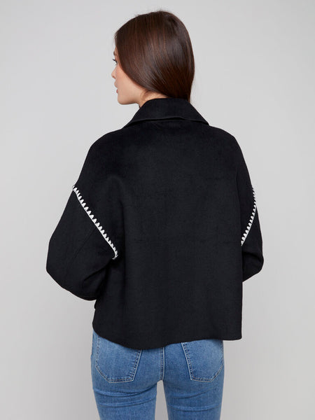 Charlie B Double-Faced Wool-Blend Jacket
