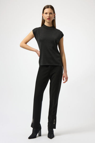 Joseph Ribkoff 254935 Sequin Studded Knit Top