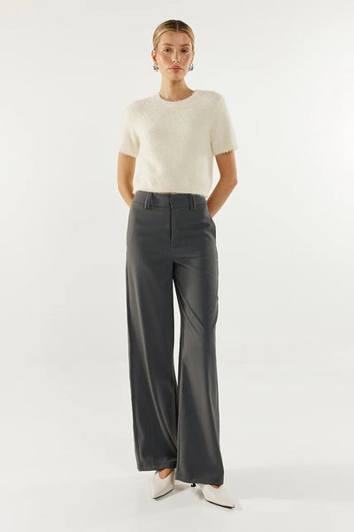 Madison the Label 'Ruby' Fluffy Knit Tee