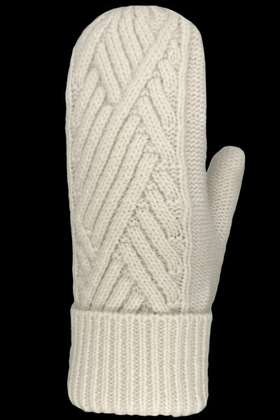Auclair 'Brylee' Merino Mitts - Cream