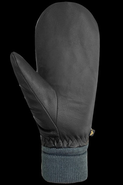 Auclair 'Luna' Leather Mitts - Black