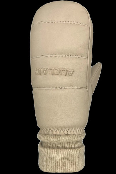 Auclair 'Luna' Leather Mitts - Beige