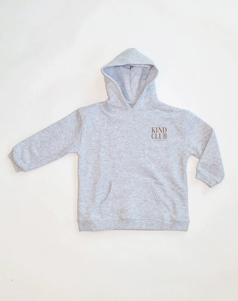 Brunette the Label 'Kind Club' Big Sister Hoodie - Grey