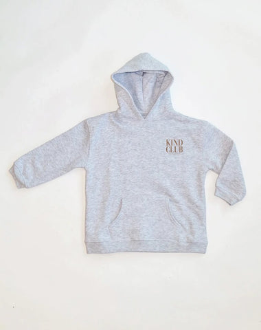 Brunette the Label 'Kind Club' Big Sister Hoodie - Grey