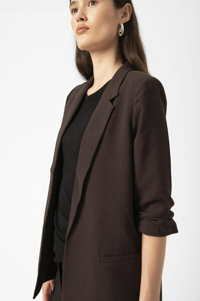 Soaked in Luxury 'Shirley' Blazer - Chocolate Torte