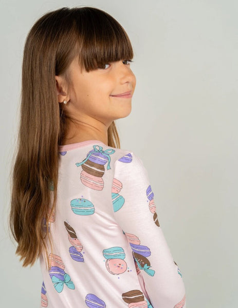 Silkberry Baby Bamboo Pajama Set - Macaron Party