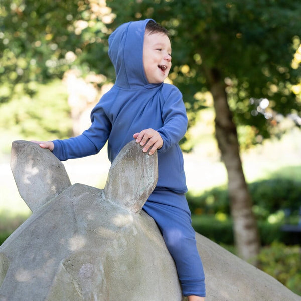 Silkberry Baby Bamboo Fleece Hoodie - Coastal