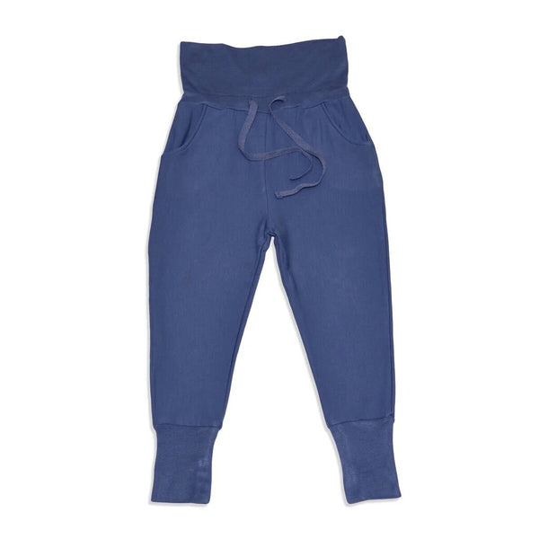 Silkberry Baby Bamboo Fleece 'Grow With Me' Pants - Coastal
