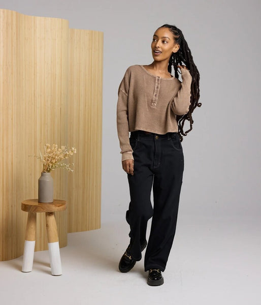 Known Supply 'Cris' Waffle Henley