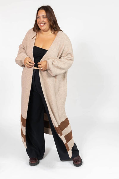Smash + Tess 'Mabel' Striped Long Cardigan