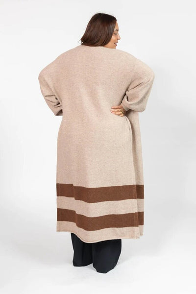 Smash + Tess 'Mabel' Striped Long Cardigan