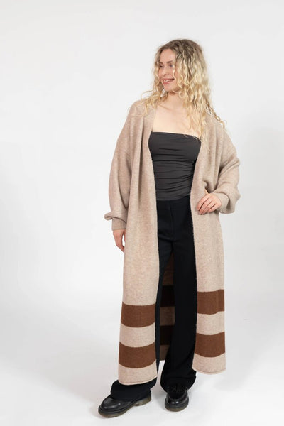 Smash + Tess 'Mabel' Striped Long Cardigan