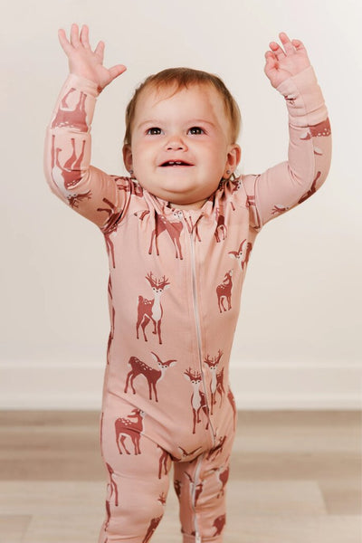 Moon Fruit Zippy Sleeper - Doe Dream