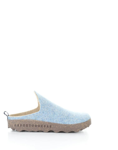 Asportuguesas 'Come' Round Toe Mules - Sky Blue
