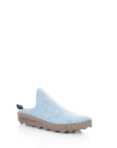 Asportuguesas 'Come' Round Toe Mules - Sky Blue
