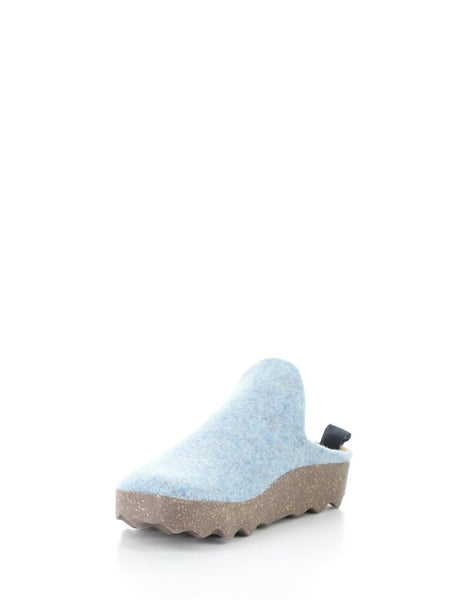 Asportuguesas 'Come' Round Toe Mules - Sky Blue
