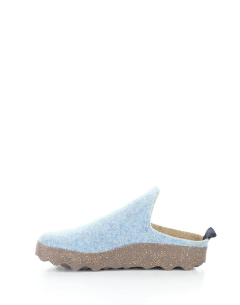 Asportuguesas 'Come' Round Toe Mules - Sky Blue