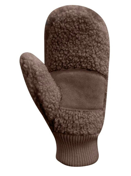 Auclair 'Autumn' Sherpa Mitts - Brown
