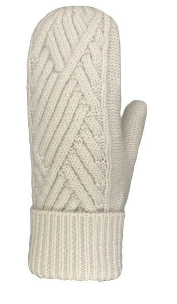 Auclair 'Brylee' Merino Mitts - Cream