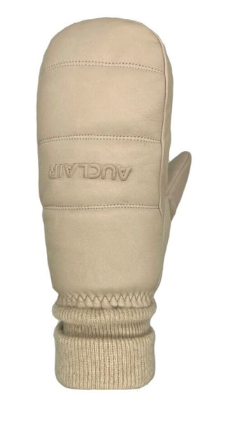 Auclair 'Luna' Leather Mitts - Beige