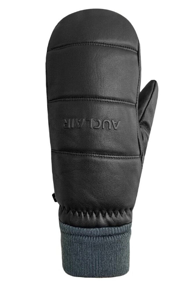 Auclair 'Luna' Leather Mitts - Black