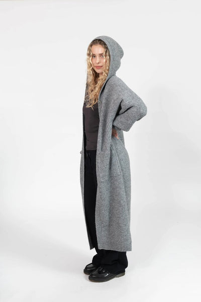 Smash + Tess 'Esther' Long Cardigan - Heather Grey