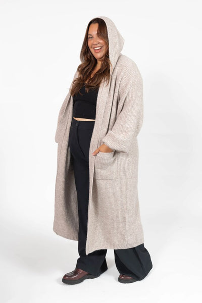 Smash + Tess 'Esther' Long Cardigan - Latte