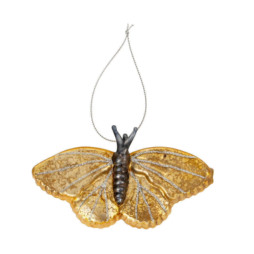 Glass Butterfly Ornament