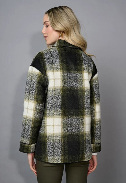Picadilly Wool Blend Plaid Jacket