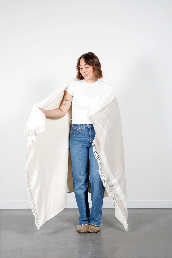 Tofino Towel 'The Alps' Fleece Throw