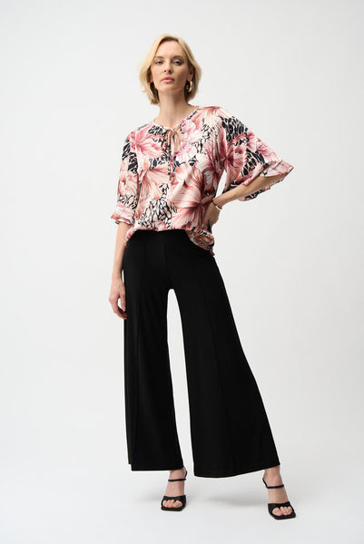 Joseph Ribkoff 251017 Silky Knit Wide Leg Pants