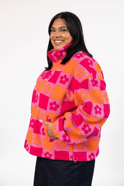 Smash + Tess Floral Teddy Jacket