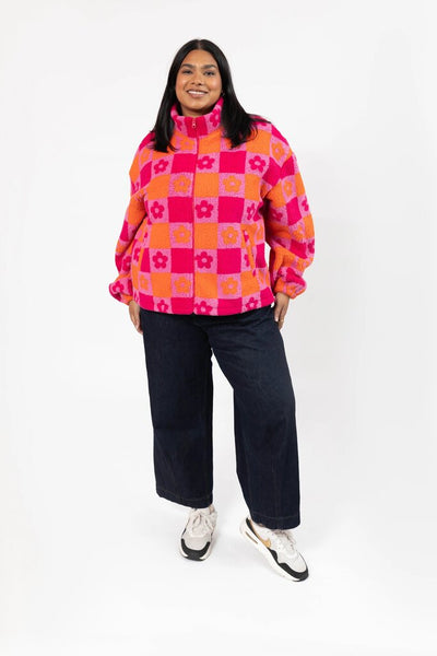 Smash + Tess Floral Teddy Jacket