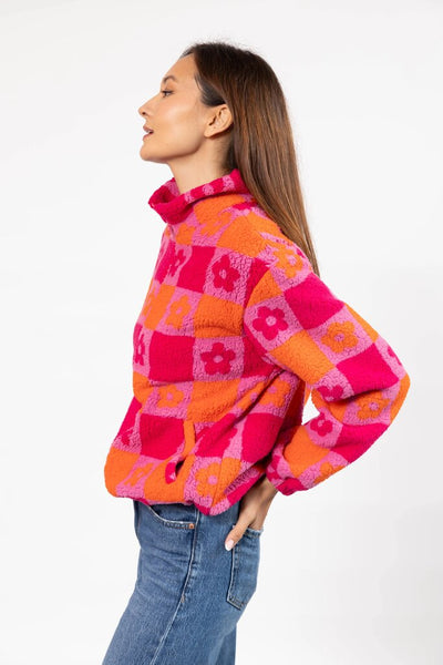 Smash + Tess Floral Teddy Jacket